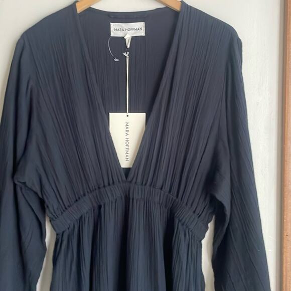 Mara Hoffman Blair Maxi Dress Black - Picture 4 of 14